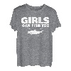 Mädchen Can Fish Too T-Shirt T-Shirt