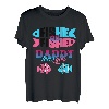 Herren Geschlecht Ideen offenbaren fishe or fishe Daddy loves you Fishing T-Shirt