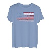 Ich liebe Angeln und Amerika USA und Fishing Design T-Shirt