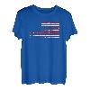 Ich liebe Angeln und Amerika USA und Fishing Design T-Shirt