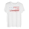 Ich liebe Angeln und Amerika USA und Fishing Design T-Shirt