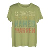 Kings Are Named Warren Shirt Lustiger Personalisierter Name T-Shirt