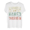 Kings Are Named Warren Shirt Lustiger Personalisierter Name T-Shirt