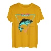Barsch Fisch Angeln Ästhetisch Retro Barsch T-Shirt