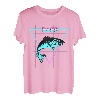 Barsch Fisch Angeln Ästhetisch Retro Barsch T-Shirt