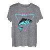 Barsch Fisch Angeln Ästhetisch Retro Barsch T-Shirt