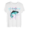 Barsch Fisch Angeln Ästhetisch Retro Barsch T-Shirt