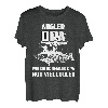 Herren Angler Opa Wie Ein Normaler Nur Cooler Geschenk Lustiges T-Shirt