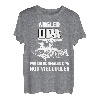 Herren Angler Opa Wie Ein Normaler Nur Cooler Geschenk Lustiges T-Shirt