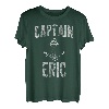 Herren Lustiges personalisiertes Bootsshirt mit Vorname Captain Eric T-Shirt