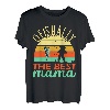 Fischerfrau Ofishally Beste Mutter Angelfischerin Frau Mama T-Shirt