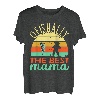 Fischerfrau Ofishally Beste Mutter Angelfischerin Frau Mama T-Shirt