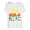 Fischerfrau Ofishally Beste Mutter Angelfischerin Frau Mama T-Shirt