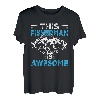 Dieser Fischer ist großartig beim Angeln T-Shirt
