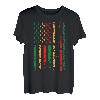 Amerikanische Hobby-Flagge, melaniert, Angelsport, Junete T-Shirt