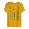 Amerikanische Hobby-Flagge, melaniert, Angelsport, Junete T-Shirt