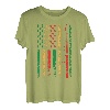 Amerikanische Hobby-Flagge, melaniert, Angelsport, Junete T-Shirt