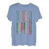 Amerikanische Hobby-Flagge, melaniert, Angelsport, Junete T-Shirt
