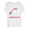 Herren Fische In Norwegen Rufen, Hochseeangeln Nordkap Angeln T-Shirt