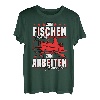 Angeln Angler Fischen Angelrute Angelausrüstung T-Shirt