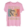 Lustige Vintage-Angelwitze, für Damen und Herren, Fischer, Barsch, Fisch T-Shirt
