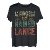 Lustiger personalisierter Name Shirt Kings Are Named Lance T-Shirt