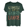 Lustiger personalisierter Name Shirt Kings Are Named Lance T-Shirt