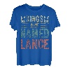 Lustiger personalisierter Name Shirt Kings Are Named Lance T-Shirt