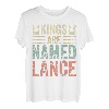 Lustiger personalisierter Name Shirt Kings Are Named Lance T-Shirt