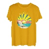 Hawaii Retro Sonnenuntergang & Strandurlaub T-Shirt