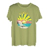 Hawaii Retro Sonnenuntergang & Strandurlaub T-Shirt