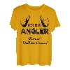 Herren ICH BIN ANGLER WEIL I KANN Angelsport Angler angeln Fischer T-Shirt
