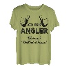 Herren ICH BIN ANGLER WEIL I KANN Angelsport Angler angeln Fischer T-Shirt
