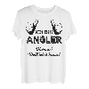Herren ICH BIN ANGLER WEIL I KANN Angelsport Angler angeln Fischer T-Shirt