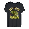 Big Bass Angeln Fangen von Fischen Linie Hooker Fischer T-Shirt