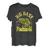 Big Bass Angeln Fangen von Fischen Linie Hooker Fischer T-Shirt