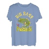 Big Bass Angeln Fangen von Fischen Linie Hooker Fischer T-Shirt