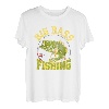 Big Bass Angeln Fangen von Fischen Linie Hooker Fischer T-Shirt