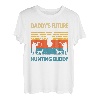 Jagdvater Daddy's Future Jagd Buddy passender Vater Sohn T-Shirt