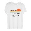 Retro Cool Catalina Island California Retro 70er Jahre Sunset T-Shirt