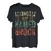 Lustiger personalisierter Name Shirt Kings Are Named Brock T-Shirt