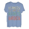 Lustiger personalisierter Name Shirt Kings Are Named Brock T-Shirt