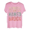 Lustiger personalisierter Name Shirt Kings Are Named Brock T-Shirt