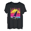 Bar Harbor Retro 80er Jahre Stil Souvenir Strand T-Shirt