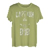 Herren Lustiges personalisiertes Bootsshirt mit Vorname Captain Bob T-Shirt