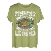 Carp Fishing Legend Bester Angler Geschenk Angeln Karpfen T-Shirt