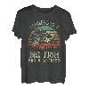 Vintage Barschangeln Glück ist ein großer Fisch und ein Zeuge T-Shirt