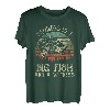 Vintage Barschangeln Glück ist ein großer Fisch und ein Zeuge T-Shirt