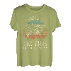 Vintage Barschangeln Glück ist ein großer Fisch und ein Zeuge T-Shirt