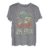 Vintage Barschangeln Glück ist ein großer Fisch und ein Zeuge T-Shirt